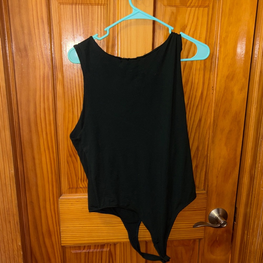 Green  Sleeveless BodySuit